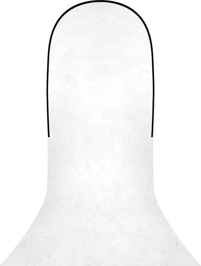 Bresser Opvouwbaar Achtergronddoek - BR-TR10 - 150x200x200cm - Incl Frame - Wit