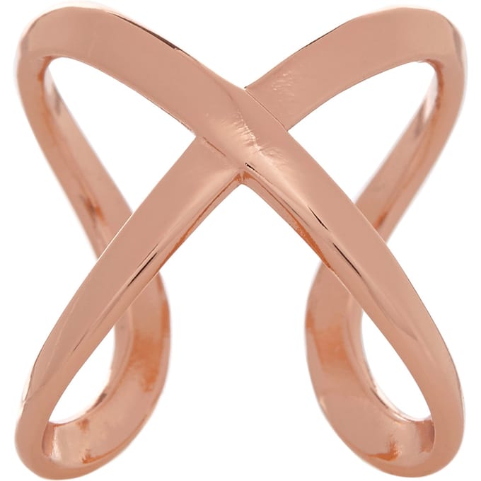 OTAZU Infinity Ring Rosé Gold Taglia: OS | Anelli Outlet | Donna | Giallo