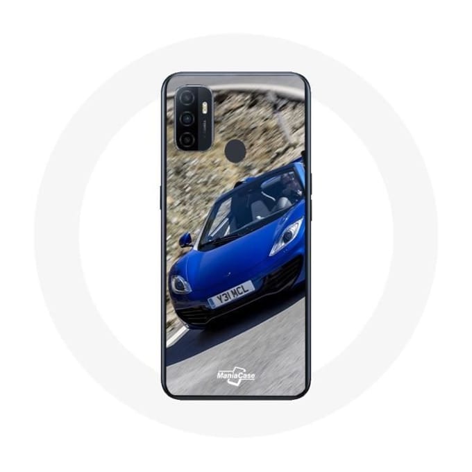 Oppo A53 Case Formule 1 McLaren Auto Blauw blauw