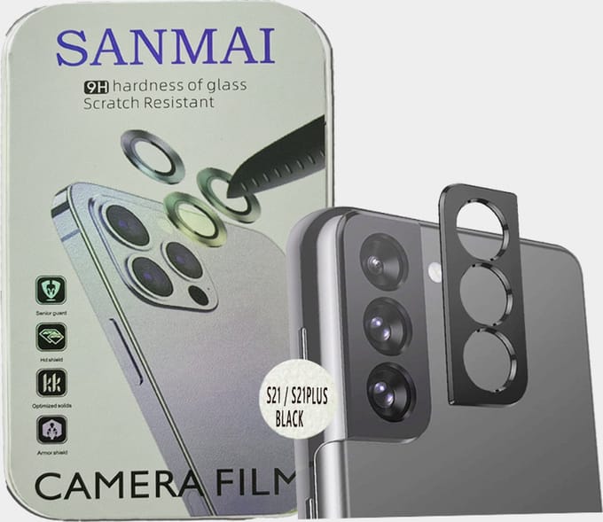 Metalen Camera Lens Protector Voor Samsung Galaxy S21 Aluminium Camera Cover Frame 2STUKS
