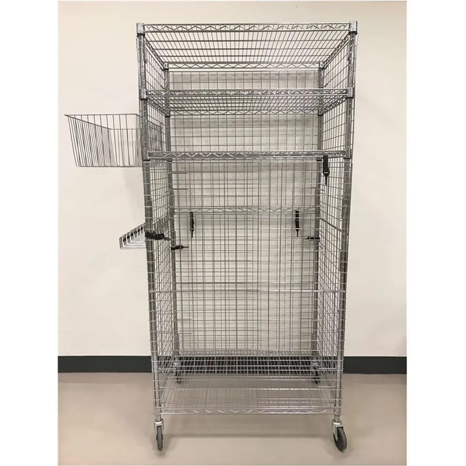 Megaform Storage Center speelgoed opbergsysteem met verstelbare planken.