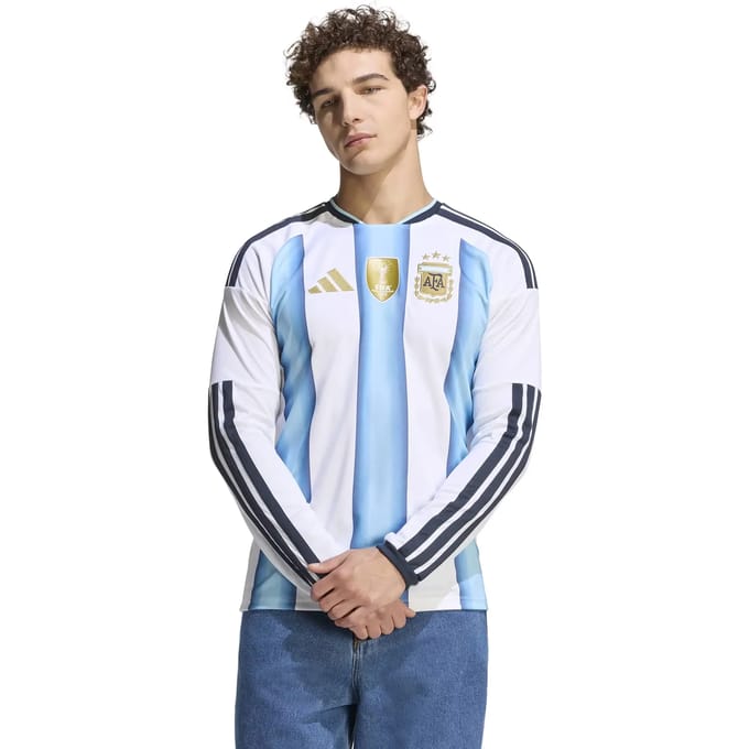 Adidas Argentina Truien/Replica's Heren - Wit - Maat M - Poly Mesh