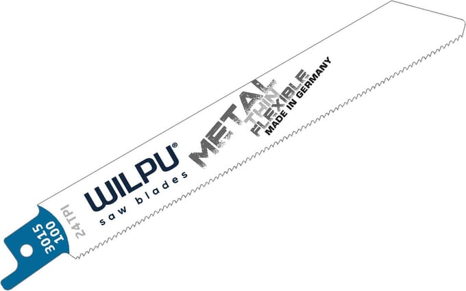 Reciprozaagbladen Wilpu 3015/100 - Geschikt voor metaal - Bosch S522AF (set van 5)