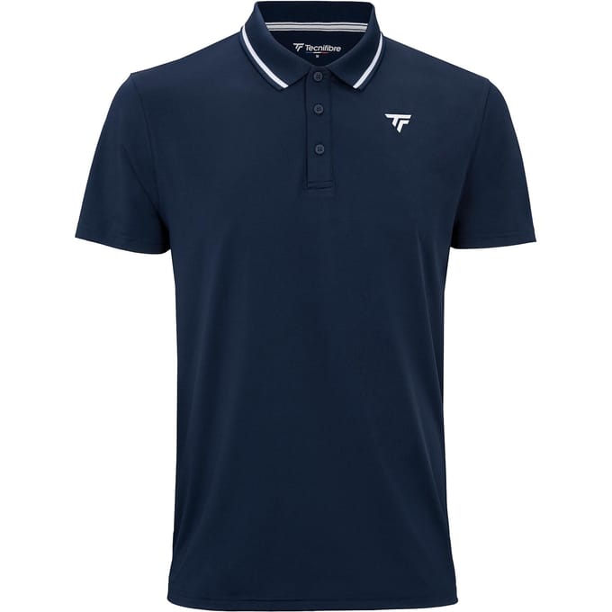 Tecnifibre Team Tech Korte Mouw Poloshirt Blauw M Man