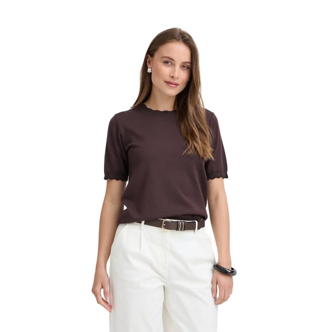 b.young - BYMMORLA LUREX SS JUMPER - Dames - Gebreide truien