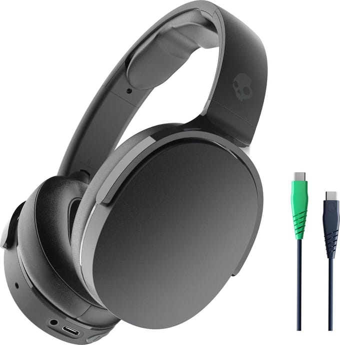 Draadloze Over-Ear Koptelefoon met 36 Uur Accuduur en Microfoon – Zwart