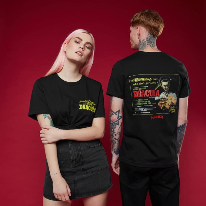 Hammer Dracula 1 t-shirt - Zwart - S