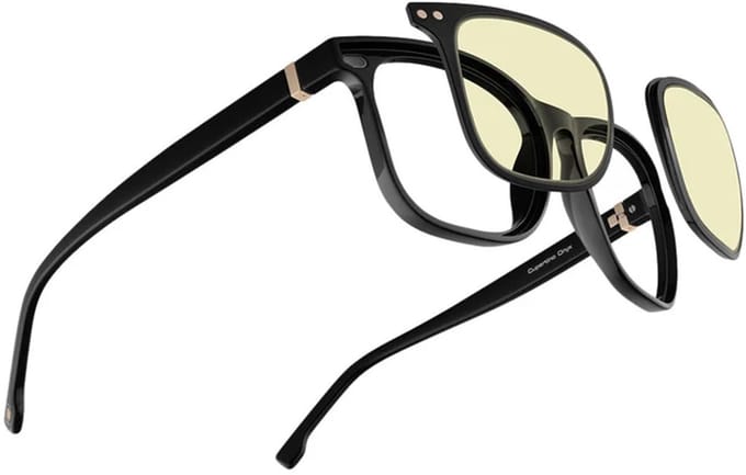 GUNNAR - CUPERTINO - Computerbril - Blauw Licht Bril - Onyx - Clear/Amber/Sun/Amber MAX