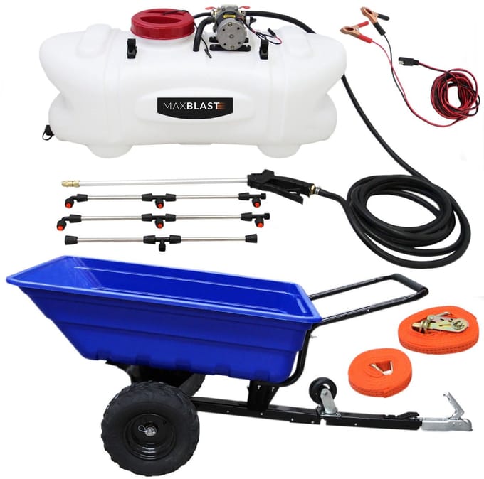 ATV-set - 295 kg laadvermogen - 100 l tank - 6 sproeiers