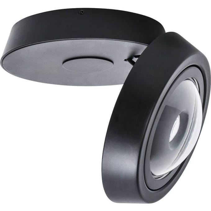 Megatron Solo Movimento LED plafondspot, zwart