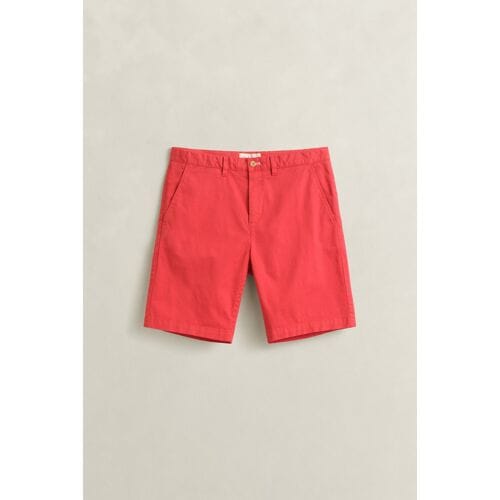 Gant Sunfaded Regular Fit Chino Shorts Rood 33 Man