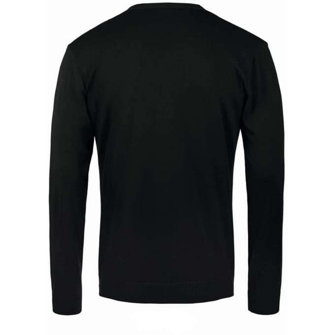 SOLS Heren Gouden Gebreid V Hals Vest (Zwart)