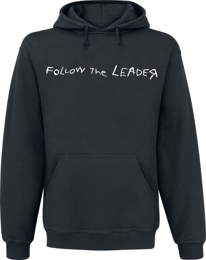 Korn Follow Cliff Heren Trui met capuchon - zwart - M