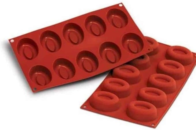 Flexibele Siliconen Bakvorm Ovale Vormen voor Oven en Vrieskou