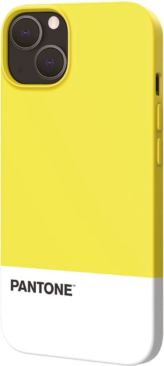 Celly - Pantone Back Cover iPhone 13 - Kunststof - Geel -