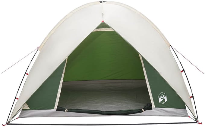 vidaXL - Campingtent - met - waterdichte - regenfly - 3-persoons - Groen