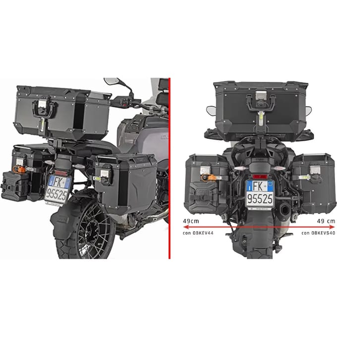 Motorfiets zijkoffersteun Givi Outback Obkes BMW 1300GS ADV