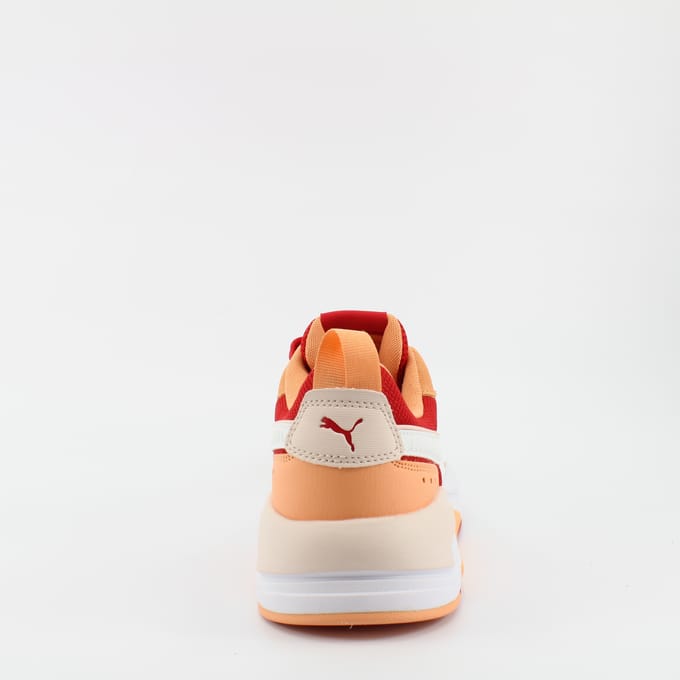 Puma X-Ray Rood Oranje Textiel Heren Lace Up Trainers 372602 05