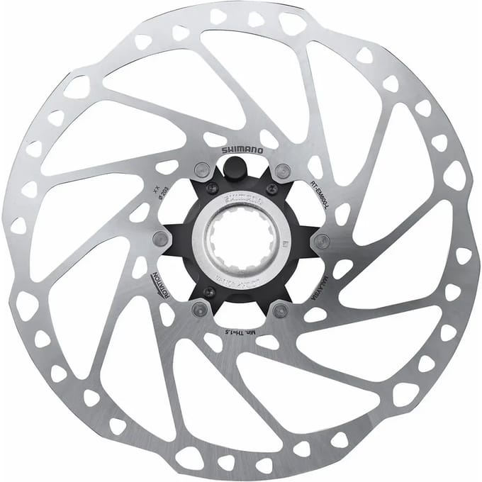 Shimano Remschijf Rt-em600 203 Mm Rvs Center-lock Zilver