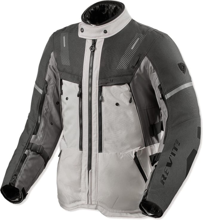 REV’IT! Sand 5 H2O Zilver Antraciet Motorjas - Maat XL - Jas