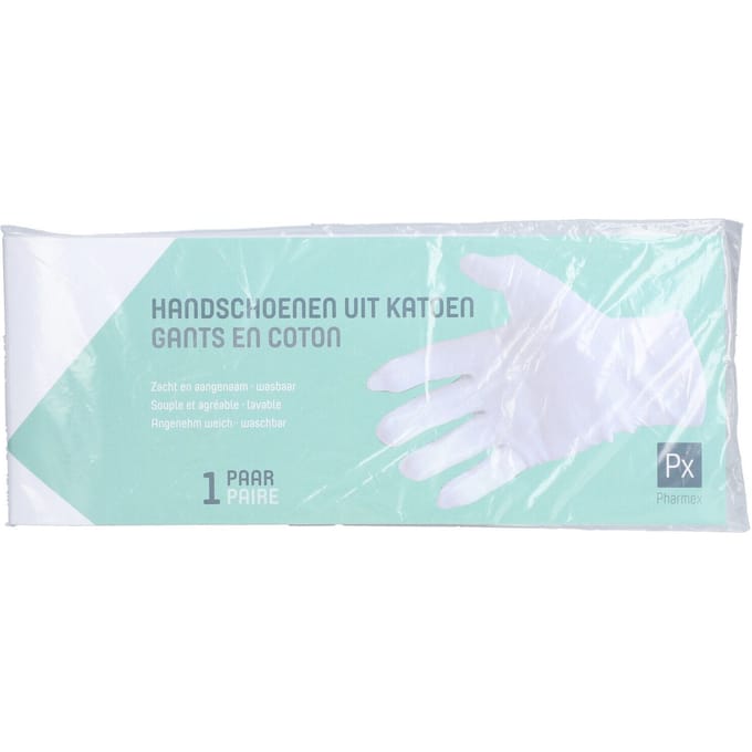 Pharmex Handschoen Katoen Medium 1 Handschoenen