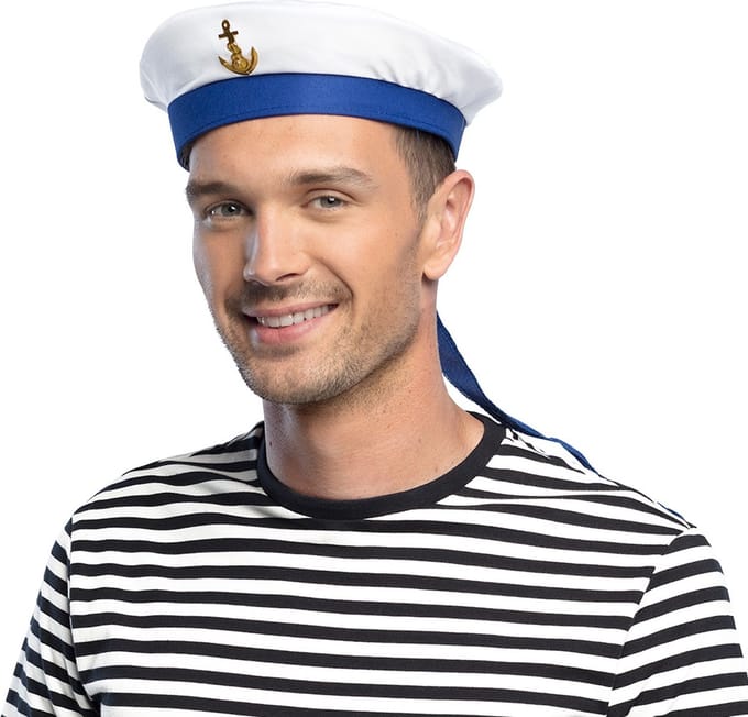 Boland - Pet matroos Ted - 57-61 - Volwassenen - Unisex - Maritiem