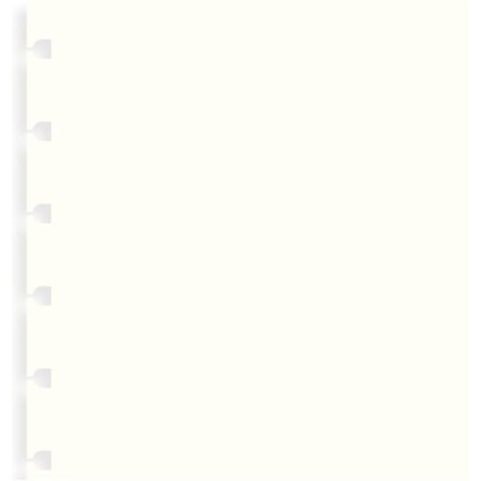 Filofax interieur, formaat a5, uitvoering blanco wit notitiepapier à 32 vel