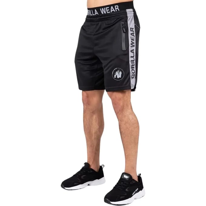 Gorilla Wear Atlanta Shorts - Zwart/Grijs - S/M