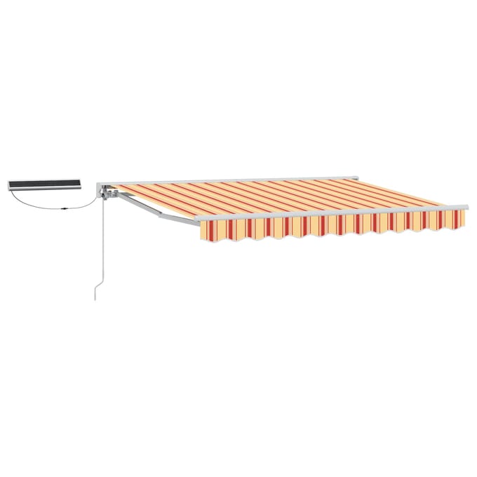 vidaXL - Elektrisch - Uitschuifbare - Zonneluifel - 3,5 - x - 2,5 - m