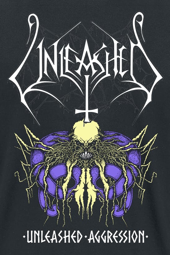 Unleashed T-shirt - Aggression - S tot XXL - voor Mannen - zwart