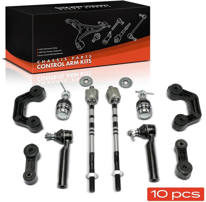Frankberg 10x draagarmset voor- en achteras voor Subaru