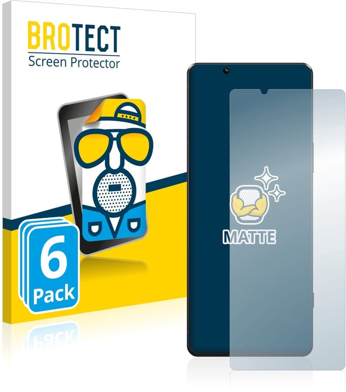 BROTECT - Screenprotector voor Sony Xperia 5 IV - Folie Beschermfolie matte 6 Stuks