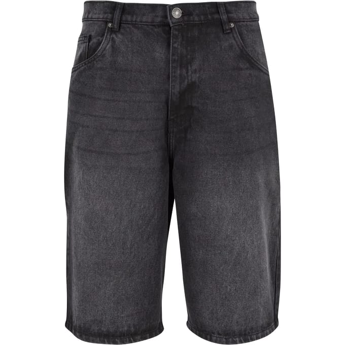 Urban Classics - 90's Heavy Denim Korte broek - Taille, 31 inch - Zwart