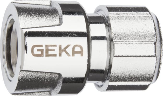 Geka Ideal slangstuk + spanmoer 5/8" 14-17mm