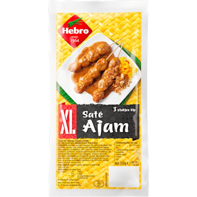 3 Stokjes Kipsaté Ajam XL