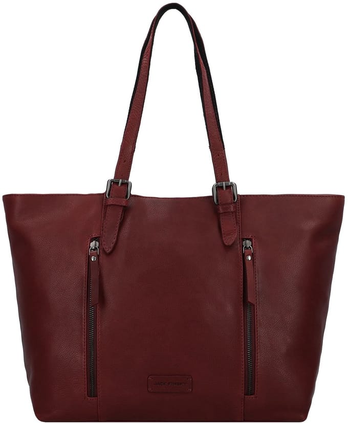 Jack Kinsky Montreal Schoudertas Leer 34 cm - Dames - rot