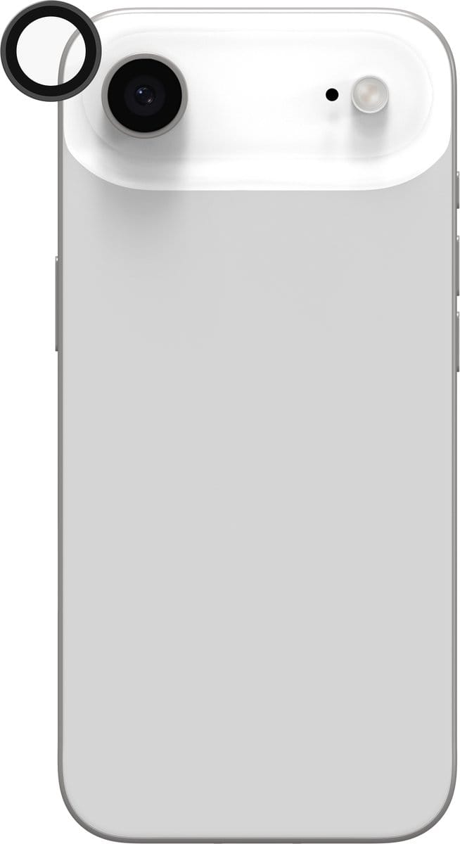 ZAGG Camera Protector Geschikt voor iPhone Air - Glass Elite Camera Rings - Tempered Glass - Zilver