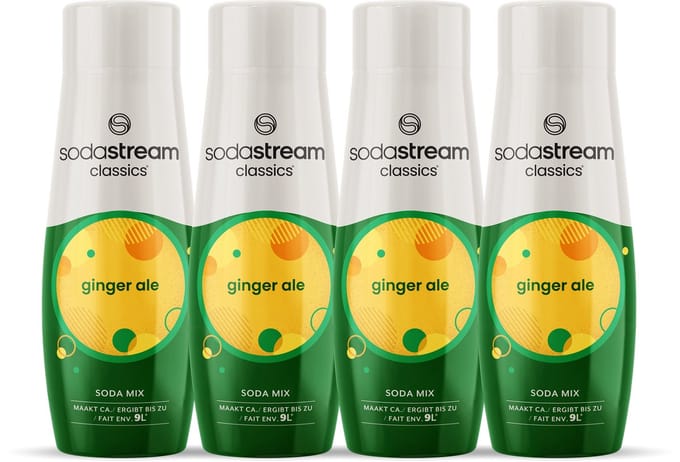 Sodastream Ginger ale Siroop 4 x 440ml
