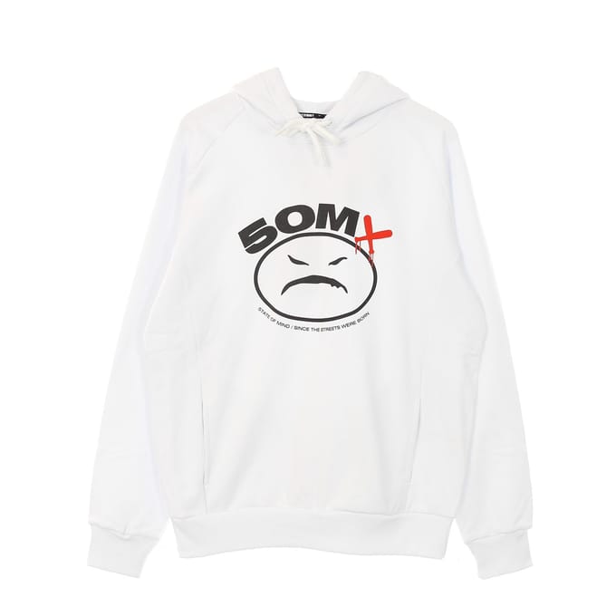 Lichtgewicht herensweatshirt met capuchon Onyx wit