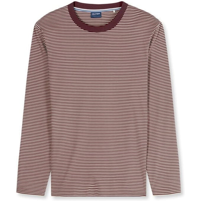 OLYMP Casual Jersey, Bordeauxrood
