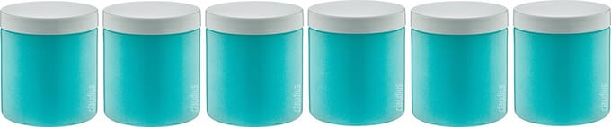 Bodyscrub-Gel Zen Moment - 400 gram met witte deksel - set van 6 stuks