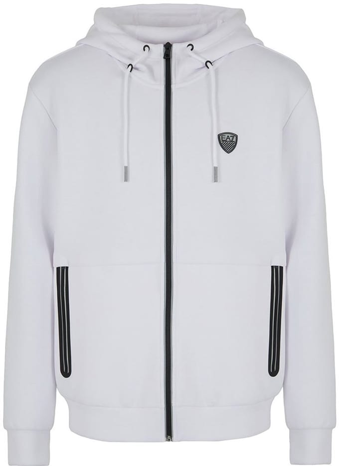 Ea7 Emporio Armani 8npm20 Sweatshirt Met Rits Wit S Man