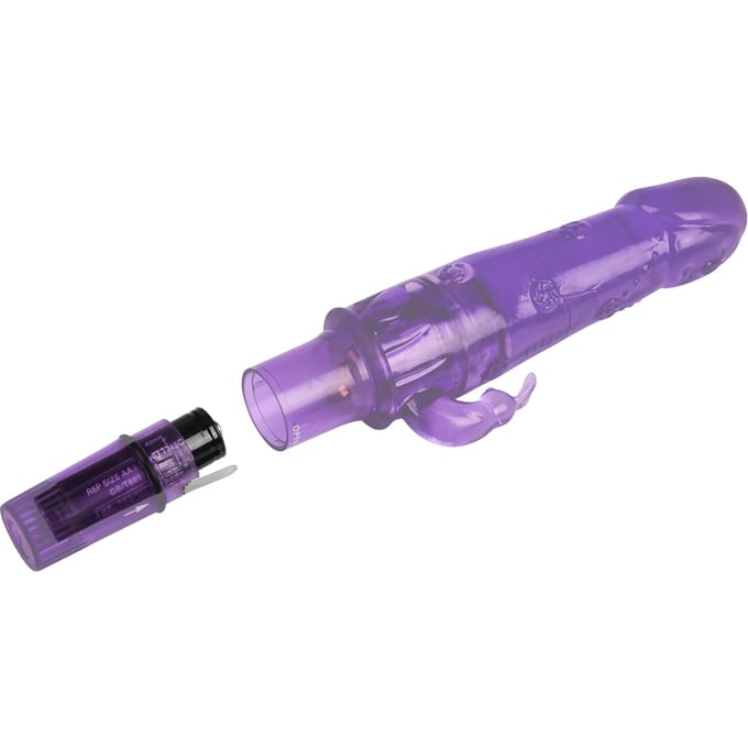 Slanke rabbitvibrator, 17,5 cm