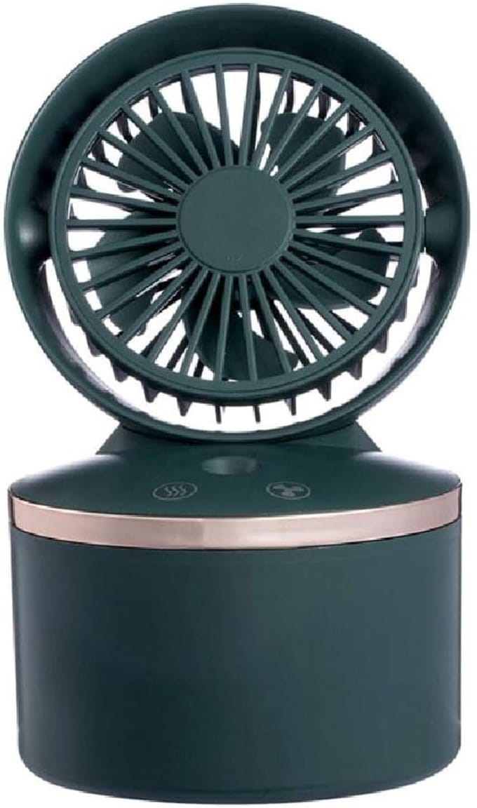 Mobiele mistventilator met luchtbevochtiger, USB oplaadbaar, voor thuis en kantoor, handmodel, mini zakmodel