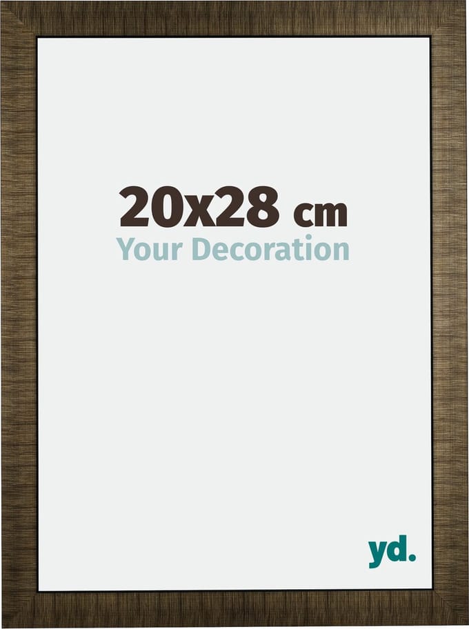 Your Decoration - Fotolijst 20x28 cm - Hout - Champagne Geborsteld - Leeds
