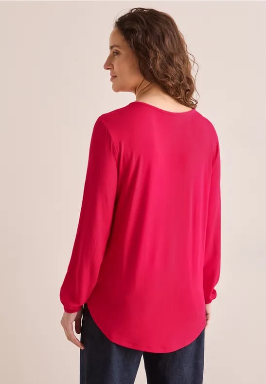 Blouse in effen kleur