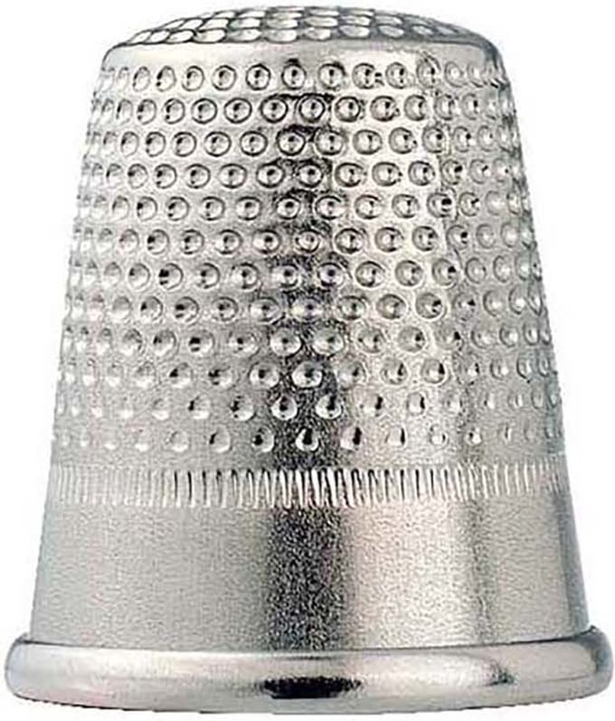 Vingerhoedje rvs 14 mm - small - vingerhoed klein
