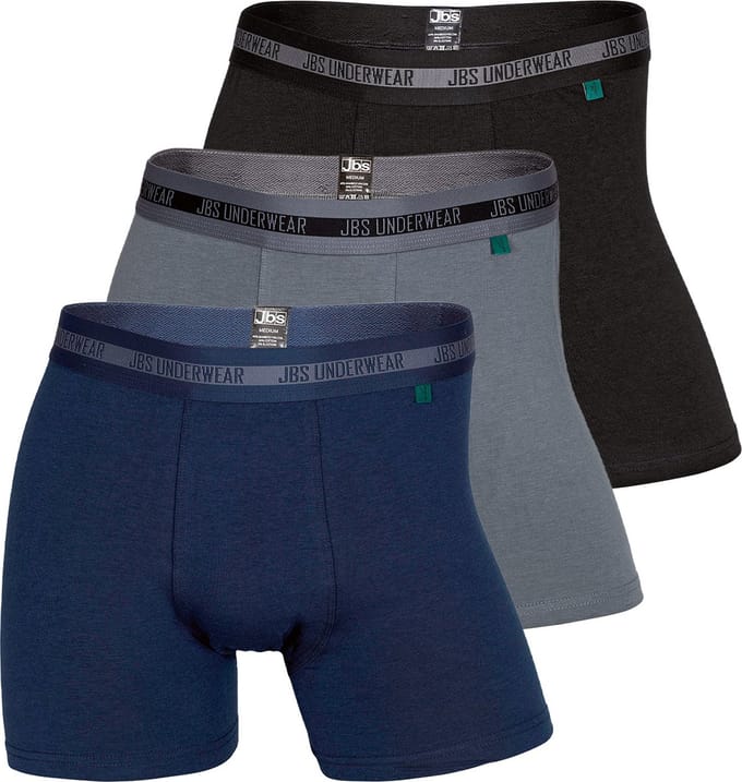 JBS Heren lang short / pant 3 pack Bamboo