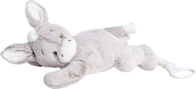 Nicotoy - Donkey Muzikale Knuffel - 25cm - Pluche