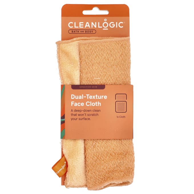 CleanLogic, Bain et corps, mouchoir en papier à double texture, 1 pièce beige